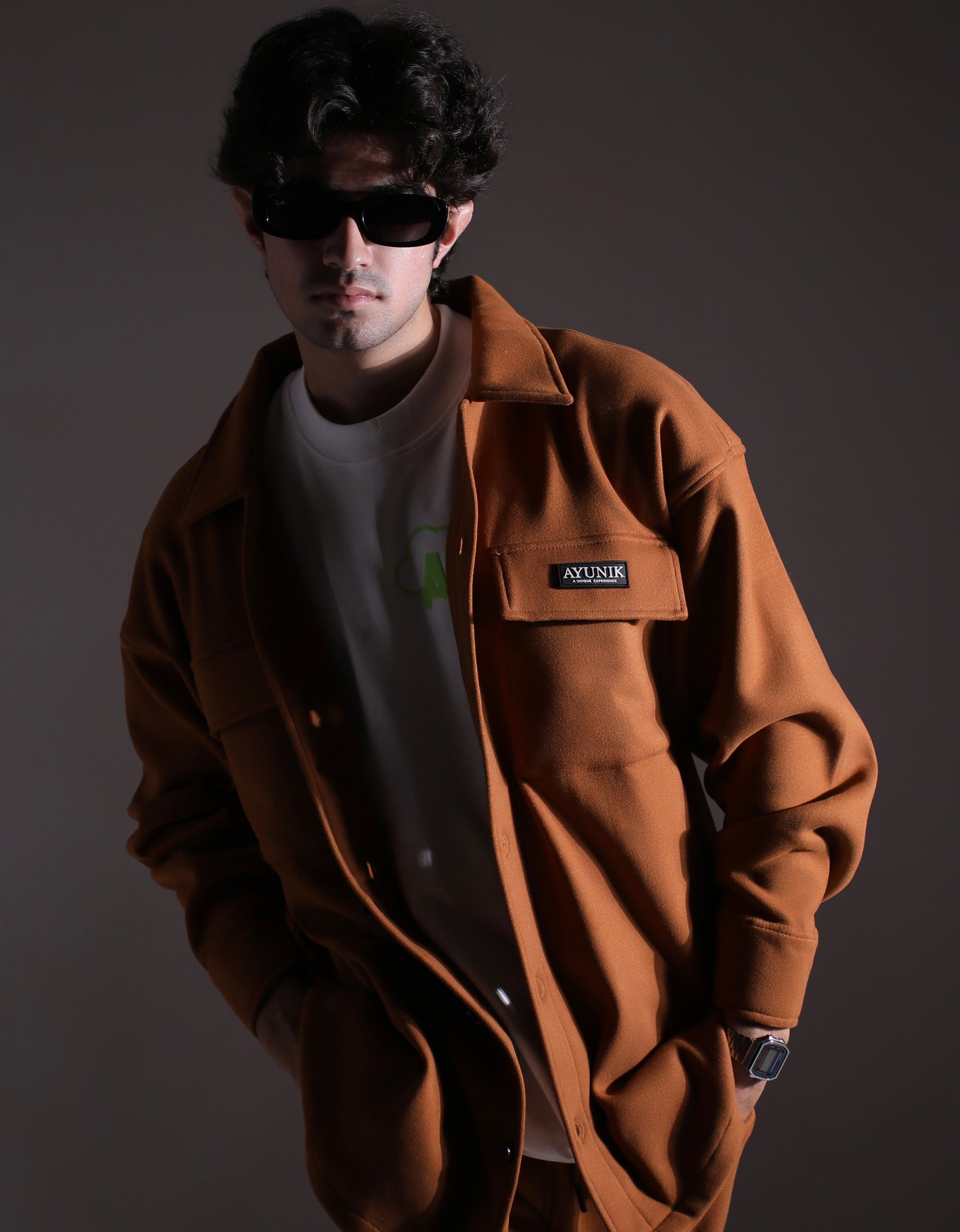 Street V2 :- Tan Overshirt