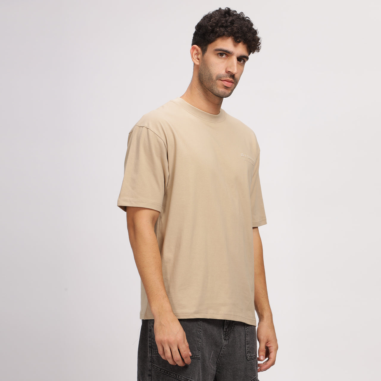 Beige Vintage Tee