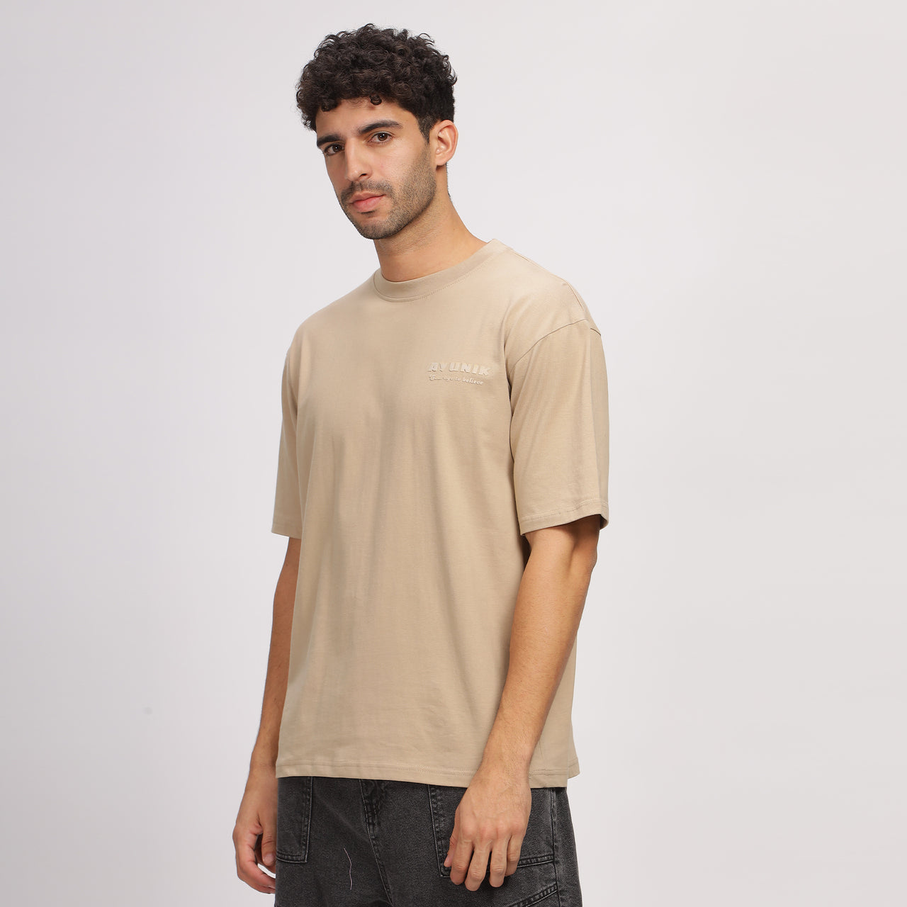 Beige Vintage Tee