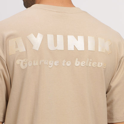 Beige Vintage Tee