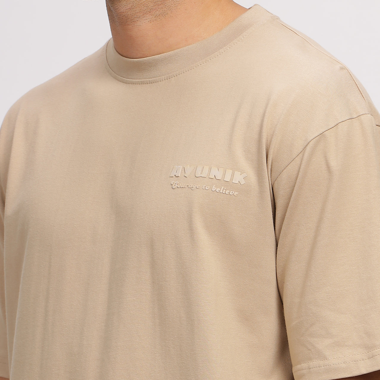 Beige Vintage Tee