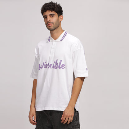 Invincible Oversized Polo Tee