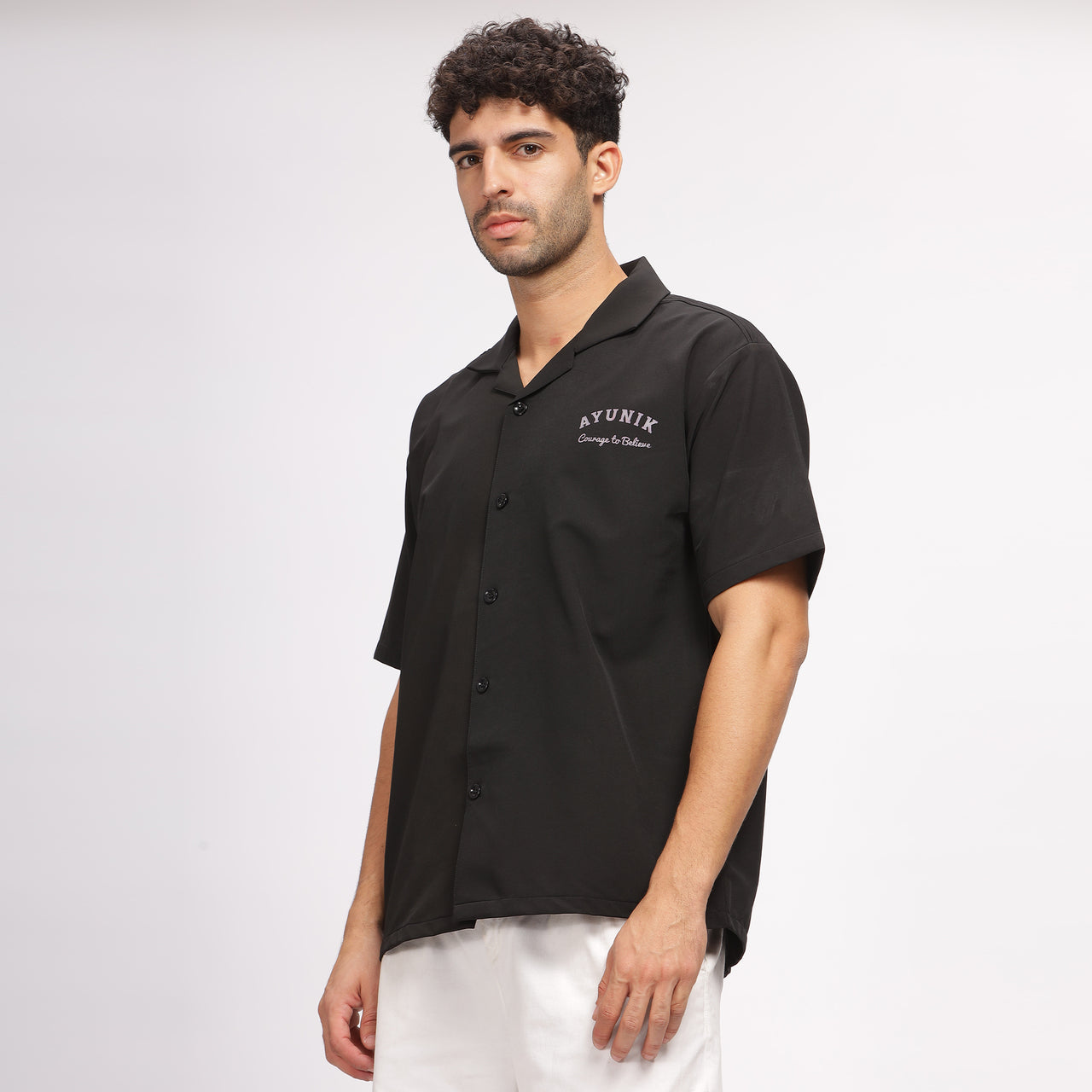 Black Bowling Shirt