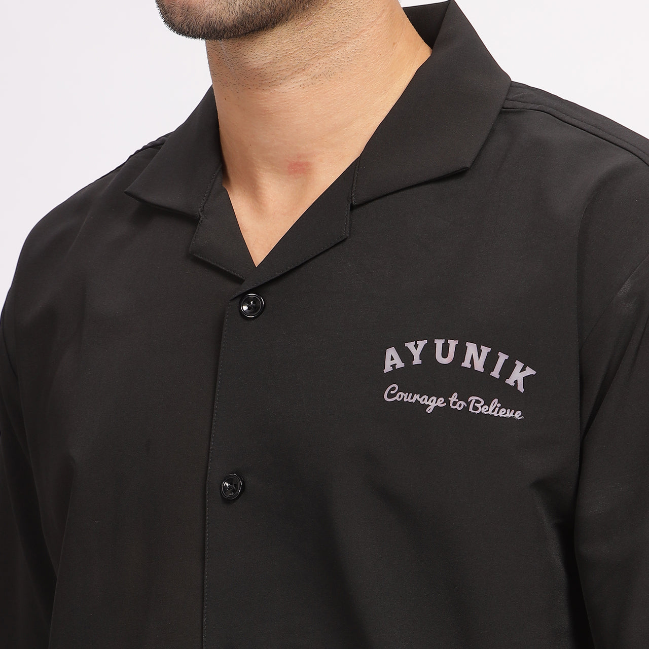 Black Bowling Shirt