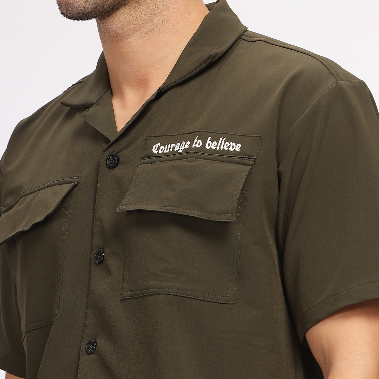 Olive Drab Cargo Shirt