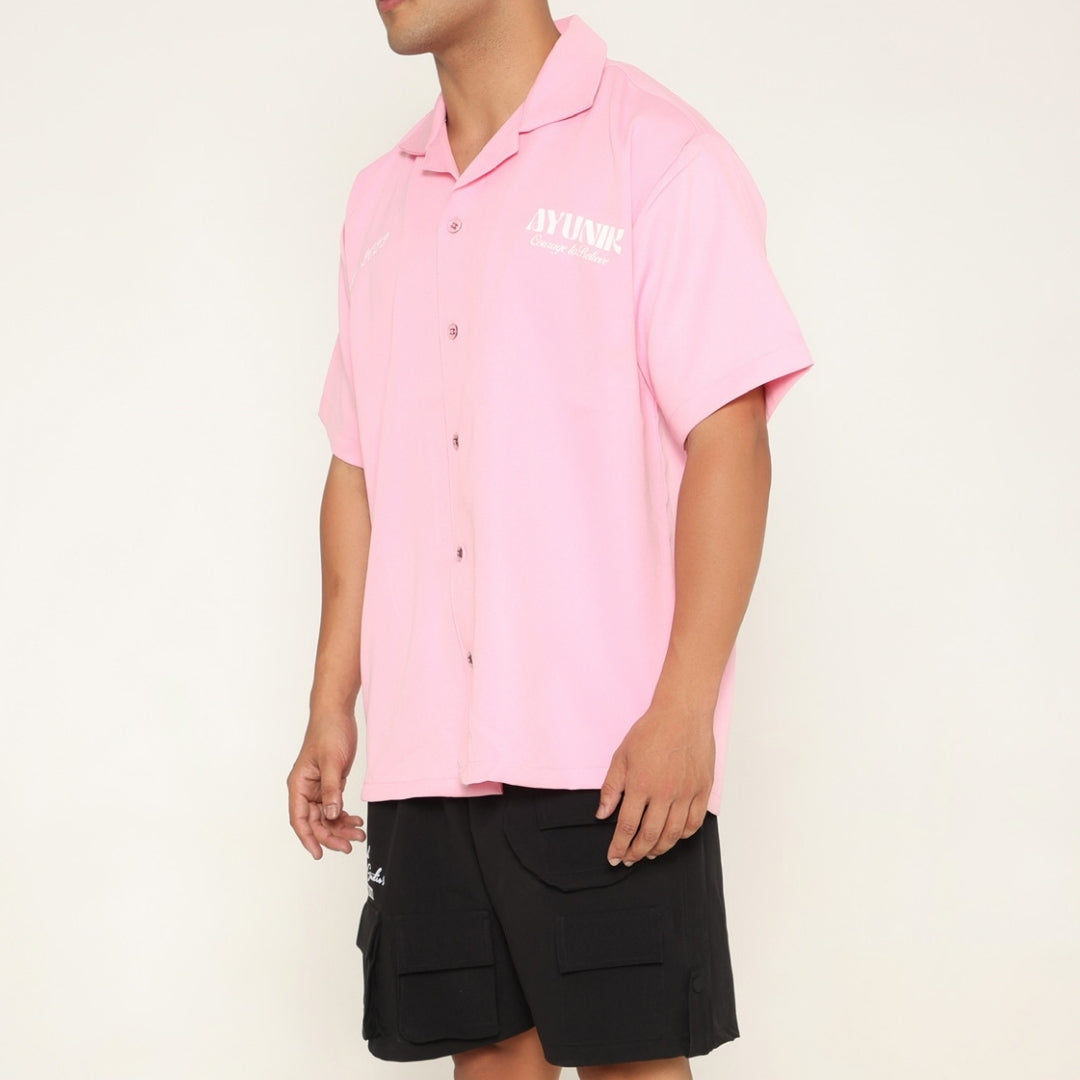 BabyPink Signature Bowling Shirt