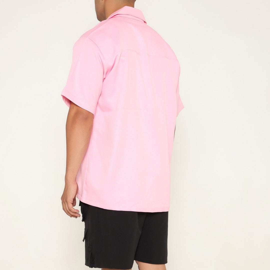 BabyPink Signature Bowling Shirt