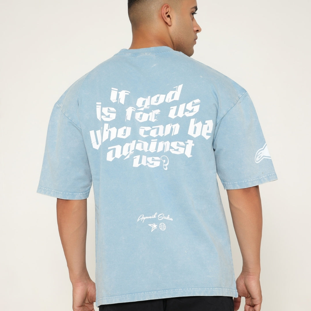 God's Shield T-shirt ( Powder Blue)