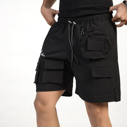 Black Cargo Shorts