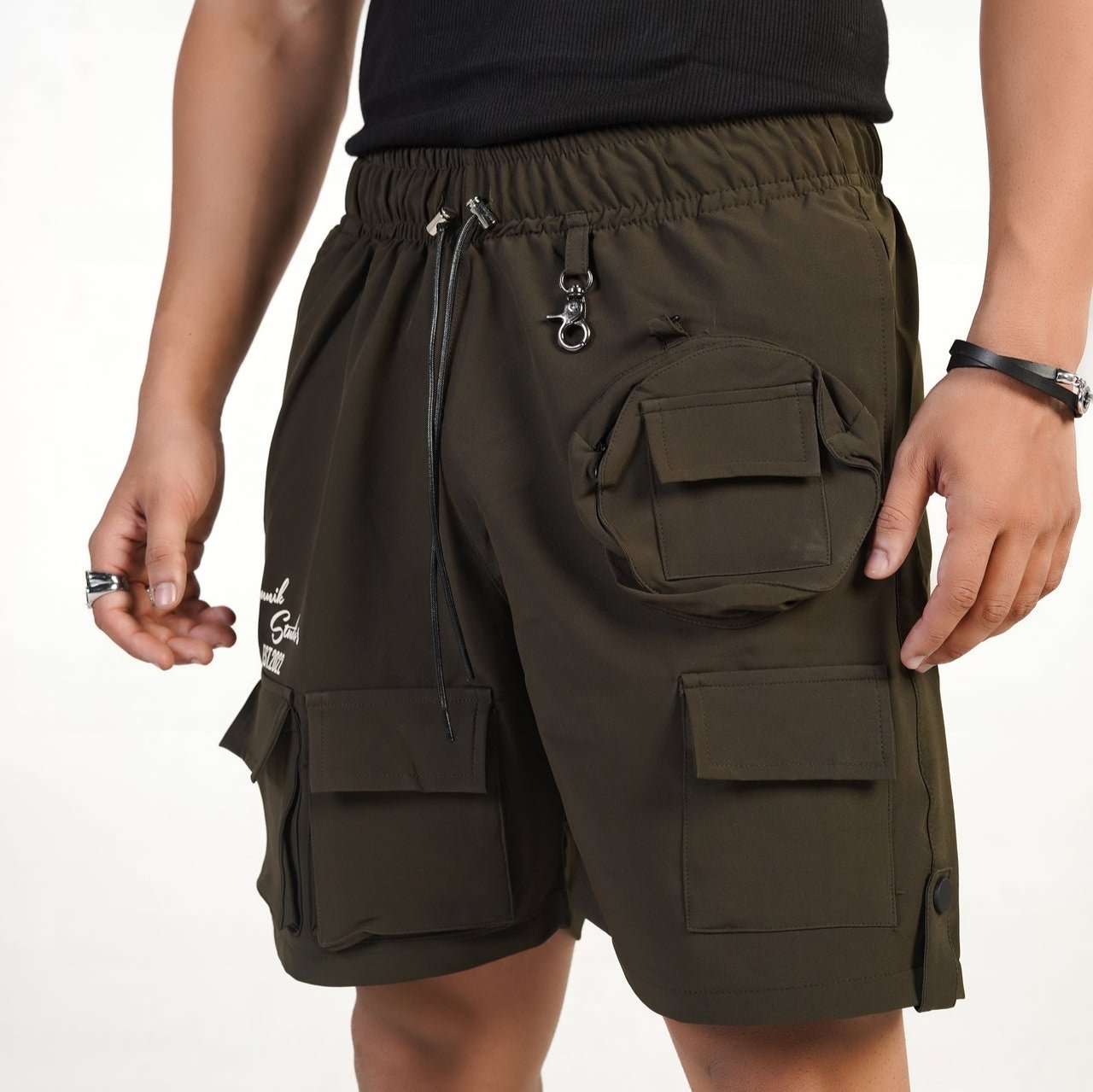 Olive Cargo Shorts