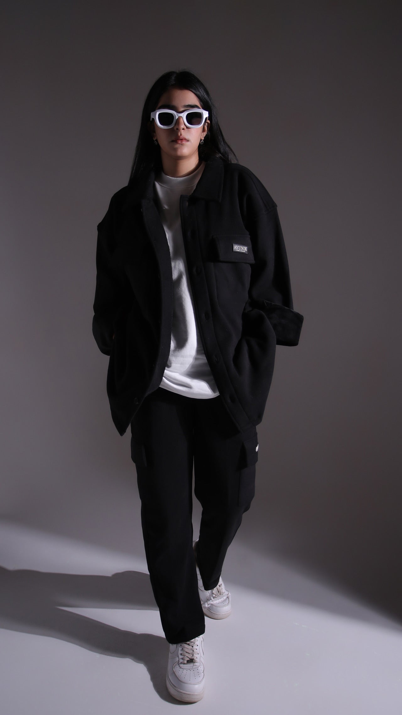 Street V2 :- Black Overshirt