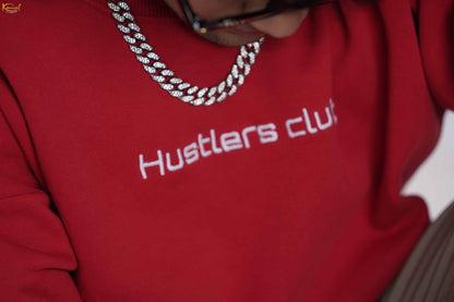 RED HUSTLERS SWEATSHIRT